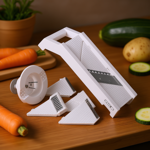 Cortador de verduras universal GSD 5 en 1 blanco multifunción para uso en la cocina - Product Image 3