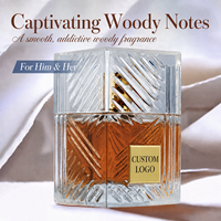 Parfum de luxe pour hommes du Moyen-Orient, parfum boisé oud ambre, emballage personnalisé, logo OEM ODM, parfum en gros