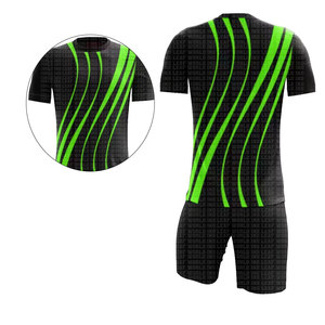 Tenue de football de style actuel, 100% polyester, ensembles de tenue de football par sublimation, sur mesure, vêtements d'entraînement, vêtements pour hommes, tenue de football - Product Image 5