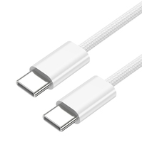 Câble de Chargeur USB Type-C PD pour iPhone 15, en Nylon Tressé Coloré, Charge Rapide pour Samsung