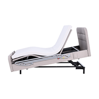 Lit médical électrique de luxe pour soins à domicile, fonction de réadaptation thérapeutique, capacité de poids de 200 kg, garantie de 5 ans