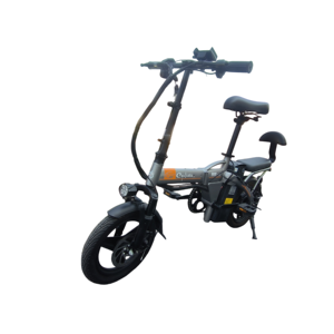 รถมอเตอร์ไซค์ไฟฟ้าพับได้ Elf E-mobility 48v 350w มอเตอร์ดุมล้อหลัง ที่นั่งคู่พร้อมพนักพิง สำหรับการเดินทางในเมือง คุณภาพพรีเมียม รุ่น Pre Elf - Product Image 2