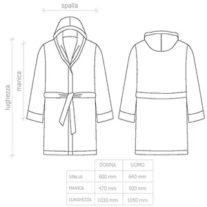 Accappatoio in microfibra personalizzato per merchandising - Product Image 2