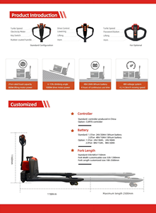 HELI Düşük Fiyatlı SL20L3E-E 1.5T2ton 200mm Elektrikli Transpalet Elektrikli El Arabası Akülü Transpalet - Product Image 4