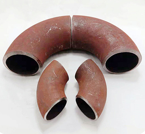 90-degree carbon steel welded elbow, 304 stainless steel elbow, seamless <b>stamped</b> butt-welded elbow - Product Image 3