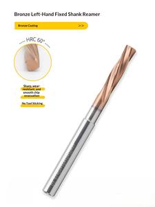 Alesatore per Mancini con Gambo Fisso in Acciaio al Tungsteno Rivestito, HRC 60, Angolo 60, Gambo Grande 0.5-4.09 - Product Image 2