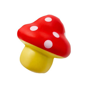 Balle anti-stress en forme de champignon Kawai, impression de logo personnalisée, cadeaux de champignons de dessin animé - Product Image 4