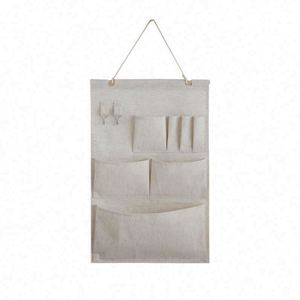 Traditional Design Cotton and Linen Dormitory Home Hanging Bag Door Bedside Mobile Phone <b>Storage</b> - Product Image 1