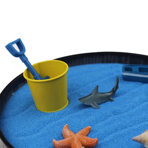 Kit de sable de jardin Zen méditation MicroLand <span class=keywords><strong>Scape</strong></span> Blue Ocean ornements de table créatifs jardin Zen pour la décoration de la maison - Product Image 3