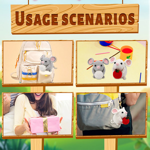 Divertido <span class=keywords><strong>y</strong></span> Adorable Kit de Tejido DIY de Dos Ratones Pequeños con Hilo de Ganchillo <span class=keywords><strong>y</strong></span> Ganchos Ergonómicos para Principiantes, Adultos <span class=keywords><strong>y</strong></span> Niños - Product Image 6