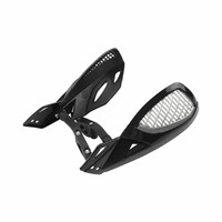 Paire de protège-mains universels réglables et durables en maille avec support en plastique pour moto tout-terrain, VTT et motocross, déflecteur de guidon pare-vent