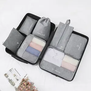 7 Sets Cation Storage Bag Packing Cubes Travel Luggage Organizer Bags For Travel Accessories Essentials