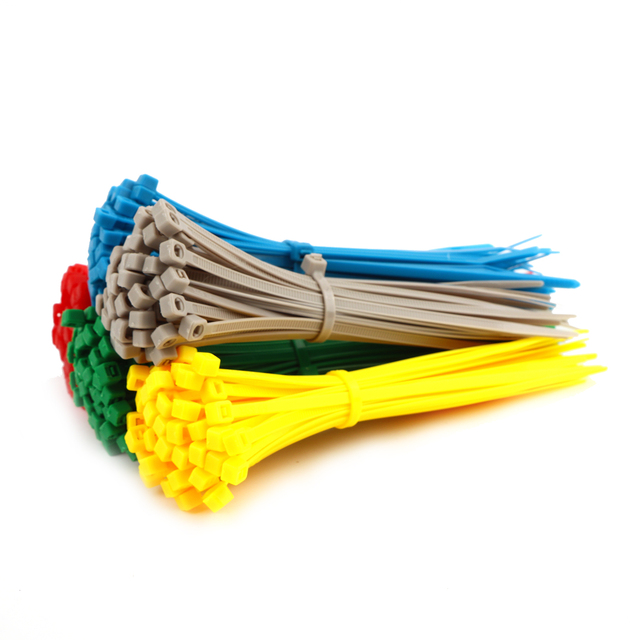 High Quality Self-Locking Nylon Zip Ties UV Resistant Black Cable Tie 5*100mm ISO9001 Certified