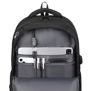 Sac à dos personnalisé en nylon 1680d, sac à dos épais pour homme, noir, grande capacité, sac à dos pour ordinateur portable, sac à dos à bandoulière - Product Image 4