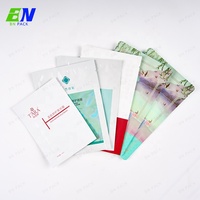 Sacs d'emballage en feuille d'aluminium imprimés sur mesure Sac de pochette d'emballage pour masque en feuille pour les yeux Sac de pochette pour masque facial en plastique
