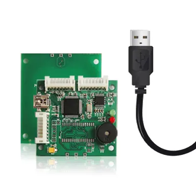 Модуль считывания TTL RS232 RFID 13,56 МГц 2 светодиода 1 зуммер ISO 14443A с внешней антенной ISO14443A CIVINTEC