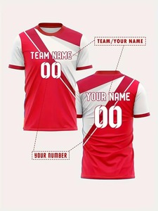 Camisetas Nuevas con Cuello Redondo 2026, Producidas por una Fábrica de Uniformes Deportivos, Personalización Disponible. F10 - Product Image 2