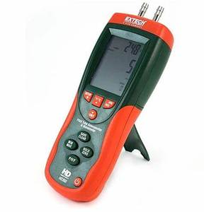 Nouvel anémomètre à tube de Pitot + manomètre différentiel HD350 de la marque NEW-EXTECH - Product Image 3