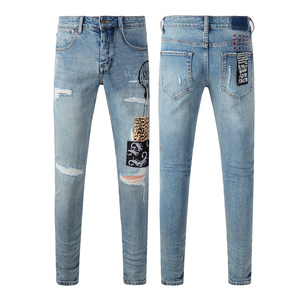 KSUBI أحدث التصاميم اسم العلامة التجارية للرجال الأصلي الأقمشة المرنة ممزق الجينز مصمم الجينز Kusbi الجينز - Product Image 2