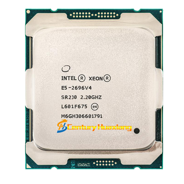 Intel Xeon Processor CpuE5-2696V4 2.2GHz 14NM 145W LGA 2011-3 Server CPU 2699V4 2699AV4 2699RV4 2683V3 2683V4 2699V3 2695V4