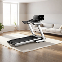 Gimnasio comercial Equipo eléctrico de lujo con pantalla táctil para máquina de cinta de correr en casa