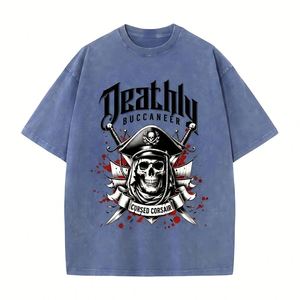 Camiseta Retro Lavada de 230 g/m² con Logotipo Personalizado, 100% Algodón, Corte Holgado, Unisex, para Hombre y Mujer, Informal - Product Image 4