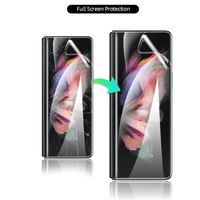 JJT-Protector de pantalla para Samsung Galaxy Z Fold 2 5G 3 en 1, película de hidrogel suave, 3 unidades