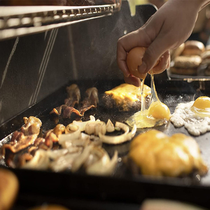 Bán Hot Warp kháng Carbon thép Crafted griddle <span class=keywords><strong>Grill</strong></span> Pan tấm phẳng Topper cho ngoài trời Nhà Bếp Bộ sưu tập - Product Image 5