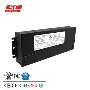 Triac Dimmer Constant Voltage 5 In 1 Water Proof Junction Box Led Driver With UL CUL FCC Class2 Certified