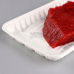 Tampons absorbants de sang pour volailles, pour viande de poulet fraîche, 140x80mm, 40ml/pièce, qualité alimentaire, écologiques, pour emballage alimentaire - Product Image 4