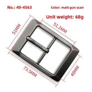 Cinturón Retro de Aleación de Zinc Sólido para Hombre, Hebilla de 40mm, Estilo Ejecutivo, Disponible en Stock - Product Image 6