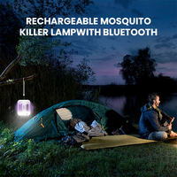 Uniek Ontwerp Elektrisch Licht Fotokatalysator Oplaadbare Muggenspray Trap Mini Batterij Aangedreven Lampen Solid State