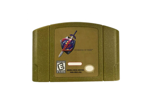 Tarjeta de Juego Legend <span class=keywords><strong>of</strong></span> <span class=keywords><strong>Zelda</strong></span> <span class=keywords><strong>Ocarina</strong></span> <span class=keywords><strong>of</strong></span> <span class=keywords><strong>Time</strong></span> para <span class=keywords><strong>N64</strong></span>, Caja Gris con Carcasa Dorada para Consola <span class=keywords><strong>N64</strong></span> - Product Image 4