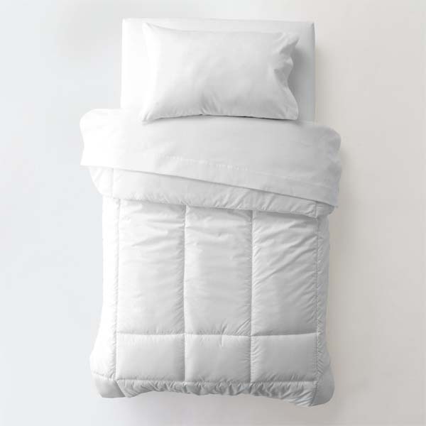 baby crib bedding set white cotton duvet cover bedding set Skin-friendly comforter sets for kids