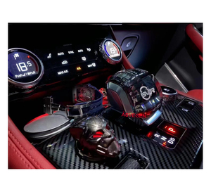 NewCrystalシフトハンドルシフトロッド-2021ランドローバーディスカバリー5レンジローバーベラールスターラインジャガーXFL F-PACE用ハウジングギアノブ - Product Image 4