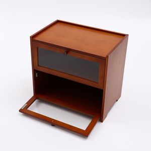 Bamleader - Caja de Pan de Bambú Natural con Puertas de Acrílico, Organizador de Almacenamiento Multiusos, Diseño Rectangular - Product Image 4