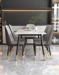 Tavolo da pranzo in marmo di lusso moderno, - Product Image 4