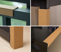 Protection d'angle en carton pour l'emballage, prix d'usine, protecteurs de coin en papier pour l'expédition