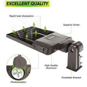 Accesorio de lámpara de mástil alto para estacionamientos, 135LM/W, caja de zapatos, luces de estadio, adaptador de brazo de seguridad, luz de calle de ciudad SPD - Product Image 2