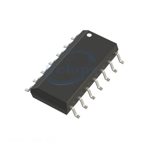 Componentes Electrónicos Originales Logic, Lista de Piezas, CI BUFFER SIN INVERSIÓN 6V 14SO 74HC125D653 14 SOlC (0.154\" 3.90mm de Ancho) - Product Image 1