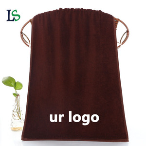 Serviette de toilette en coton turc personnalisée avec logo pour pédicure, spa, salon de coiffure, hôtel, couleur marron, blanc, orange, bleu, noir, 35*75 cm, serviette de barbier - Product Image 4