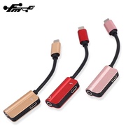 Adaptor Jack Headphone 3.5mm AUX 8Pin Aluminium dengan Selubung TPE untuk Pengisi Daya Audio iPhone