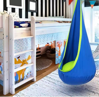 Hamac balançoire moderne pour enfants Baichuang, durable, intérieur/extérieur, coussin en PVC imperméable, balançoire sensorielle, prix d'usine