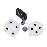 Repuestos para Control de SNES, Almohadillas Adhesivas de Silicona Conductiva para Accesorios de Juego de Nintendo SNES