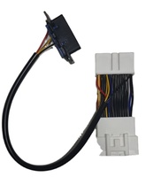 Adaptador de puerto de diagnóstico OBD2 Starcharm, arnés de cableado para automóvil para Tesla Model 3 Post 2019, negro, 9-16V