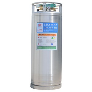 Cylindre de Dewar en acier personnalisé de 210 litres fabriqué en Chine flacon de gaz médical pour l'oxygène liquide et l'azote - Product Image 1