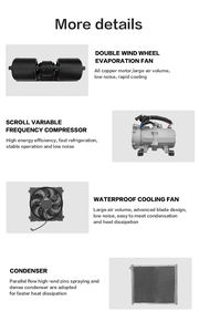 <span class=keywords><strong>12v</strong></span>/24v monté sur le toit climatisation camping-car véhicule van toit <span class=keywords><strong>mini</strong></span> unité ac parking camion climatiseur - Product Image 5