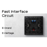Interrupteurs muraux intelligents ABUK à câblage rapide 1/2/3/4 voies, contrôle vocal sans fil Tuya Wifi Zigbee Alexa pour la maison