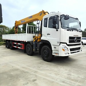 รถเครนติดตั้งบนรถบรรทุก Dongfeng 8X4 20 ตัน แบบไฮดรอลิก บูมตรง พร้อมอุปกรณ์ยกไฮดรอลิก - Product Image 2