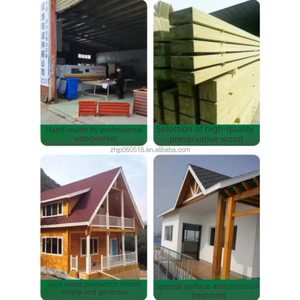 Trung Quốc Nhà sản xuất đầy đủ thiết lập hiện đại biệt thự <span class=keywords><strong>log</strong></span> cabin bằng gỗ container nhà - Product Image 2